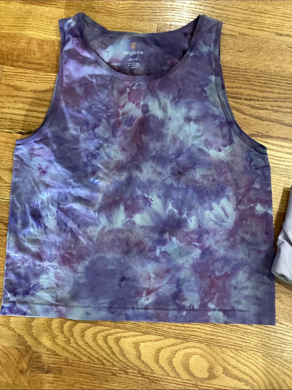 JoyLab Purple Athletic Shorts Lavendar Bra Top L and Tangerine Seamless Tank XL - Picture 6 of 11